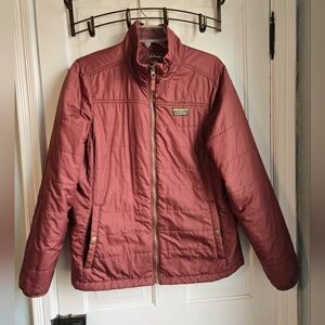 LL Bean Mountain Puffer Jacket, L, brick